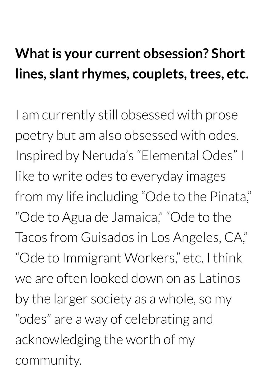 on “current obsessions” from the Letras Latinas feature…