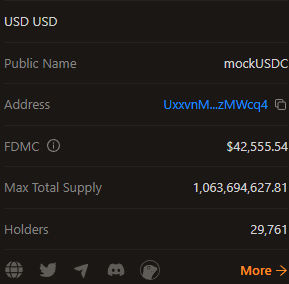 The_Processss's tweet photo. The ticker is $mockUSDC 

Easy 9x  in @blockrons degen chat. 0.15 to 1.2 sol no big deal. Big gains only over here.

Good call by @stick2st 

UxxvnMnUGoXJig9wc8phE1mYJZMFq3hpfr259zMWcq4 https://t.co/YE22q7Hjkn