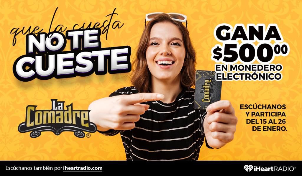 andresalaire's tweet photo. Gana una LANITA EXTRA ✅🎊
Escúchame todos los días de 6 a 10 am para saber cómo participar y poder ganar 💲 500 pesotes para #QueLaCuestaNoTeCueste 🎉

¿Quién se apunta para ganar? 👀
@LaComadre_MX  @iHeartRadioMx https://t.co/rsSFSCwEoN
