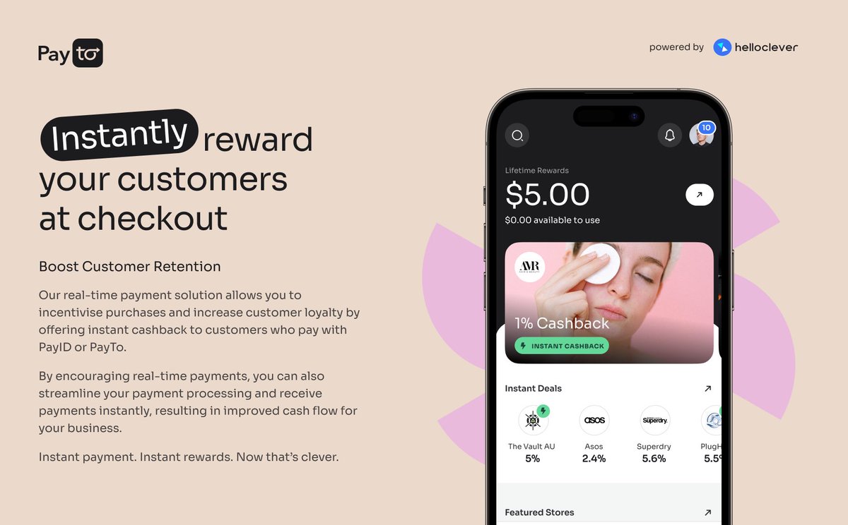 🚀 Instant Transactions, Real-Time Control: Unlock The Power of PayTo 💙

We've been very excited about the development of PayTo in the past months and how this could apply to e-commerce business case. Being the first fintech to transact PayTo in Australia, we'd like to share