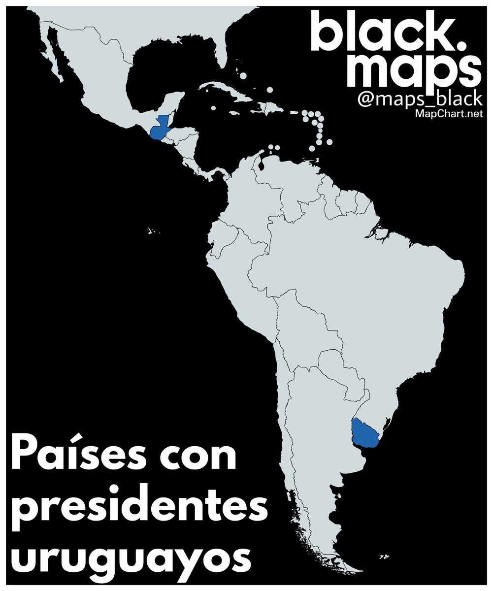 Países con presidentes uruguayos 🇺🇾