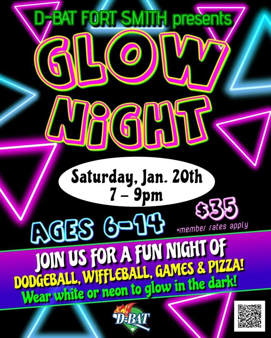 Glow night is back!!!!  Take the spider out on a date and leave the kids with us for a fun night of glow in the dark games.  Well even provide the pizza!  We sold out our last glow night, so sign up below while spots are still open.

app.dbathub.com/customers/141-…