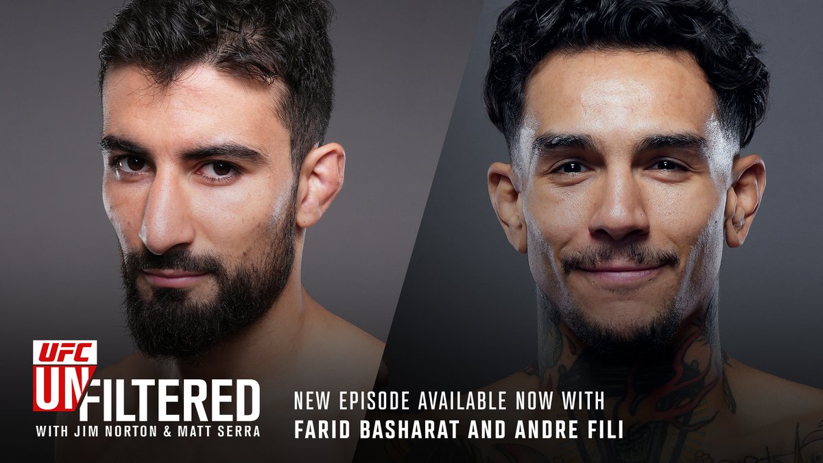 UFC Unfiltered (@ufcunfiltered) on Twitter photo Listen to the latest episode of #UFCUnfiltered with <a href="/faridbofficial/">Farid Basharat</a> & <a href="/TouchyFili/">Andre Fili</a> 👇
Full episode: apple.co/2HvJwtV Listen to the latest episode of #UFCUnfiltered with <a href="/faridbofficial/">Farid Basharat</a> & <a href="/TouchyFili/">Andre Fili</a> 👇
Full episode: apple.co/2HvJwtV