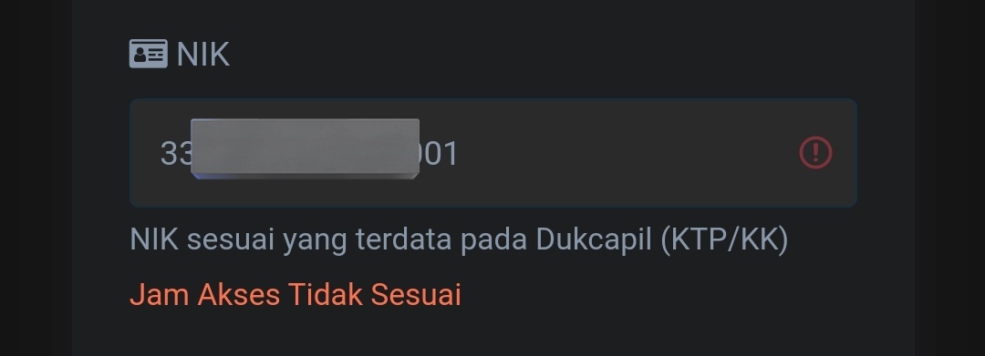 clovcso's tweet photo. @louvelyc hallo kak, maaf mau tanya kalau begini gimana ya kak? dataku juga blm padan dg dukcapil tapi waktu verval, nik nya malah kaya gini. apa kakak tau ini kenapa? karena nik yg aku tulis udh sesuai sm ktp kk, makasih kak🙏🏻 https://t.co/eXlicmteZg