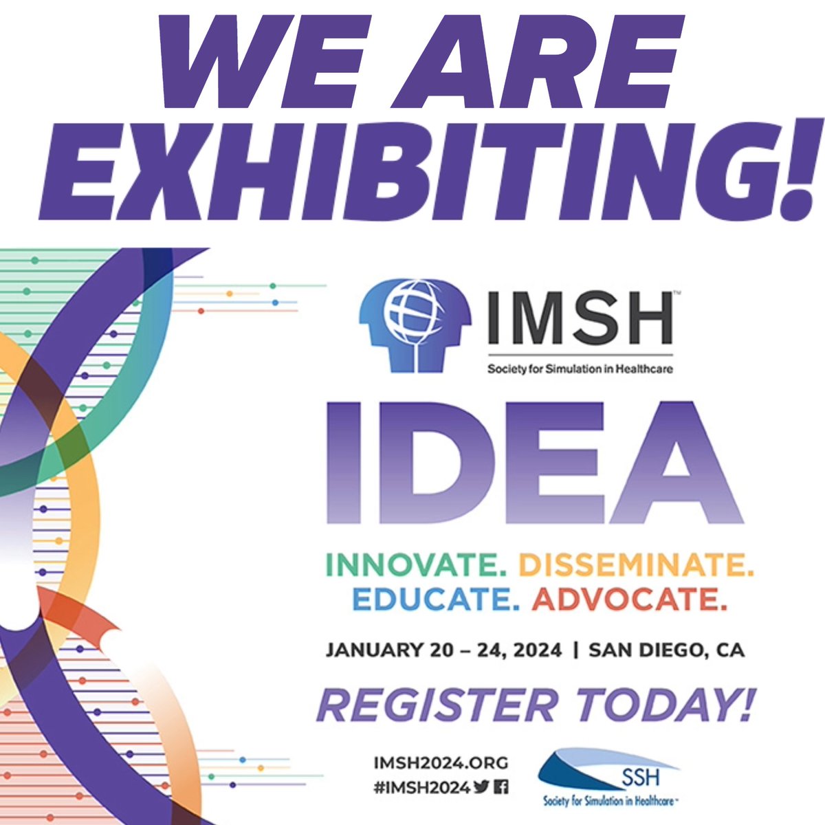 Are you attending IMSH? We are exhibiting! Please come and see UAB's Department of Healthcare Administration Sim Program at Booth #144! @michelleSBB @ErinB_sim
