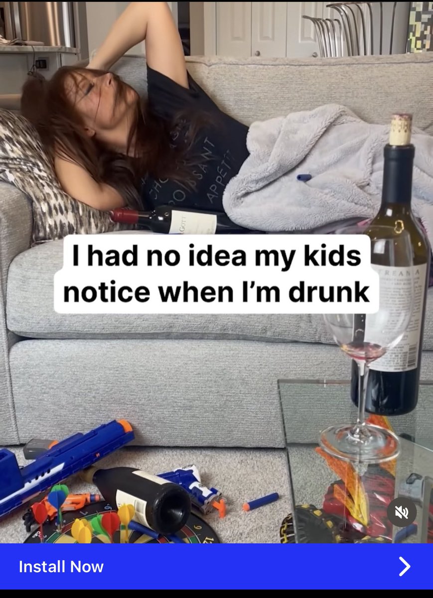 My algorithm has informed me that I have drunk mom energy (I don’t drink or have kids) 😂