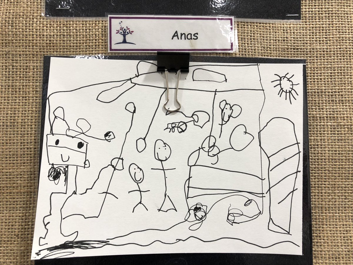 NickyTu49850999's tweet photo. Some more art that caught my attention in the EY at @AASSheffPrimary That dog looks like a very jolly character @DrSue22 @AsmaMaqsoodShah @kaygodfrey97 @JoLeishman https://t.co/x369lqM9rP