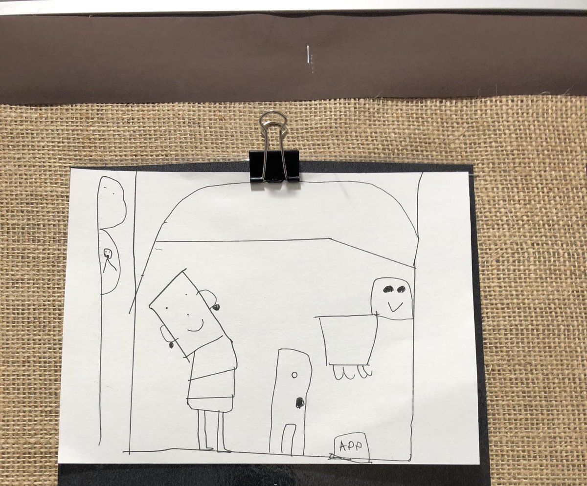 NickyTu49850999's tweet photo. Some more art that caught my attention in the EY at @AASSheffPrimary That dog looks like a very jolly character @DrSue22 @AsmaMaqsoodShah @kaygodfrey97 @JoLeishman https://t.co/x369lqM9rP