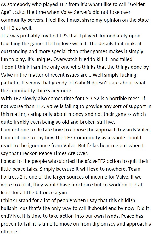 FourtyYt's tweet photo. #SaveTF2 #SaveTF2again https://t.co/jgPRm2NWAb