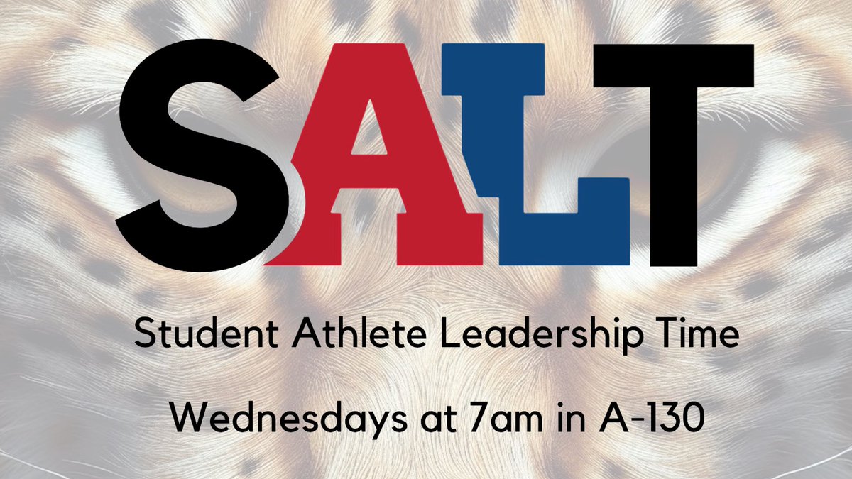 SALT is back for second semester! It’s a good time to learn from others about what it takes to be a great leader! We hope to see you tomorrow!
<a href="/ALHSathletics/">Council Bluffs Abraham Lincoln Lynx</a>