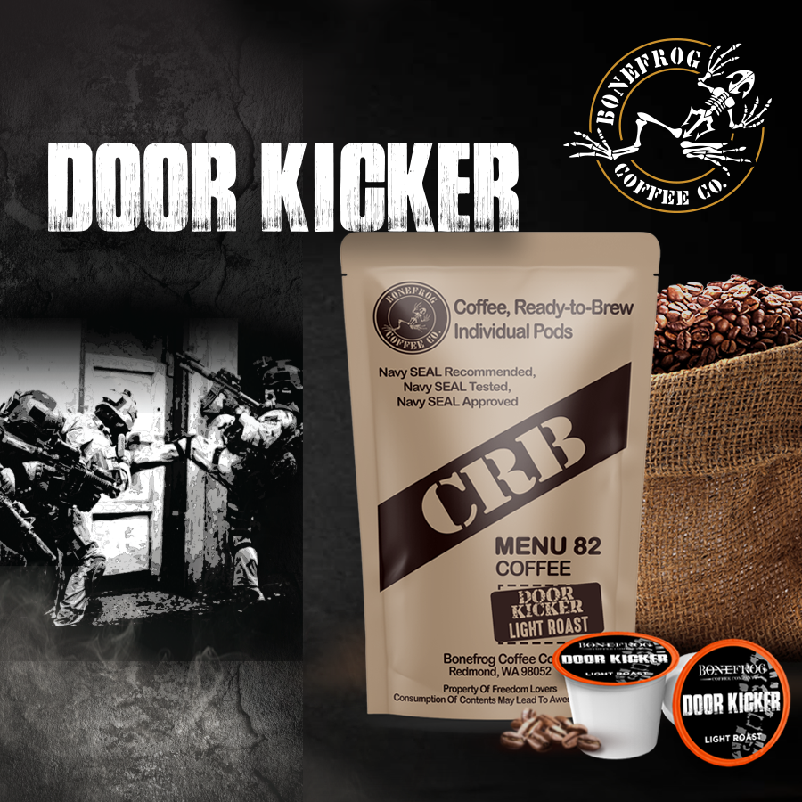 BonefrogCoffee's tweet image. ☕️ Exciting news, coffee lovers! Bonefrog K-cups are now available in our Door Kicker and Red, White, and Brew blends! 🎉

Enjoy the convenience of a quick, delicious cup of your favorite Bonefrog coffee with just the press of a button. 

#BonefrogCoffee #KCups #DoorKicker