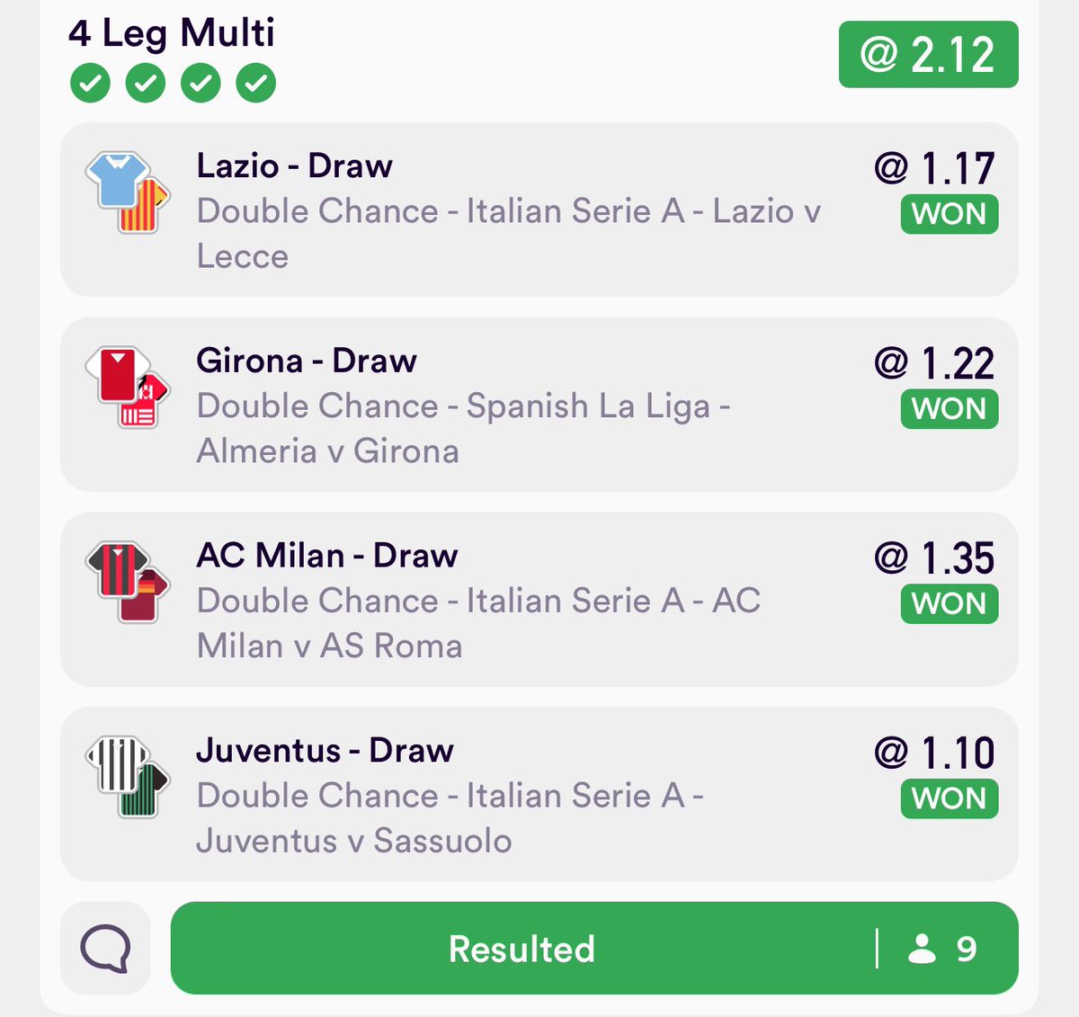 LukeTheNukeBets's tweet photo. Round 1 winner! 🔥

Follow along on Dabble @ LukeTheNuke97 for Round 2 of the $10 > $500 Challenge! https://t.co/QV8S1idyU3