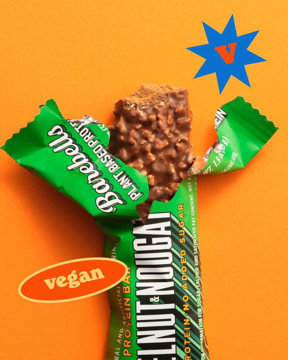 🍫⁣VEGANS DESERVE CHOCOLATE! 🍫⁣ Did you know we offer a Plant Based Hazelnut & Nougat bar? Made with delicious vegan ingredients, this tasty treat will keep you coming back for more! 💚