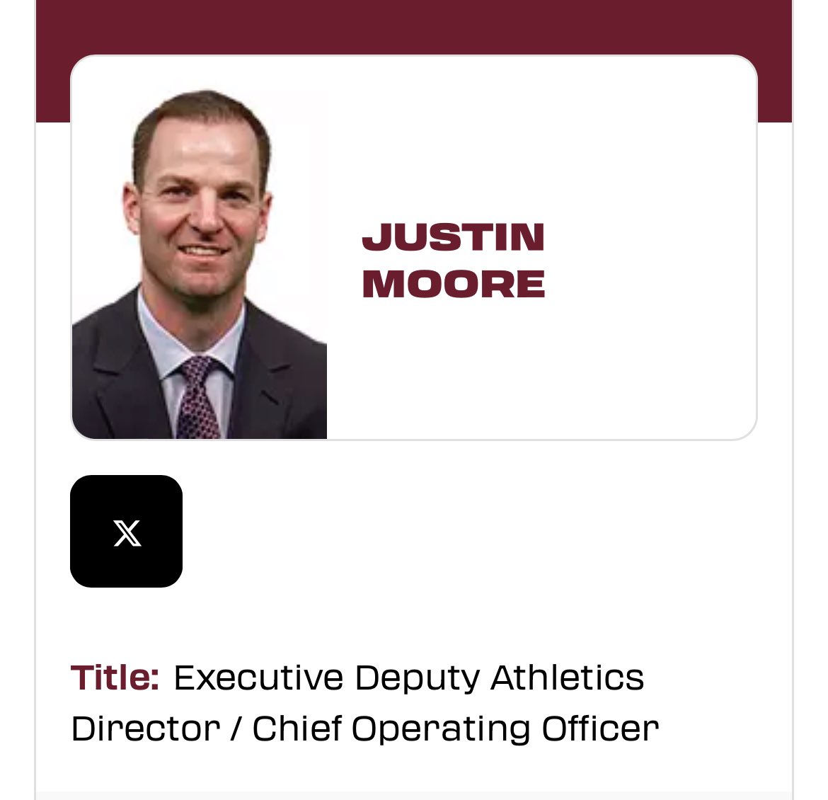 BarstoolTexasAM's tweet photo. First name I’ll throw in the ring for AD. Young with good experience and he’s an Aggie 👍 https://t.co/JqWE74c9cw
