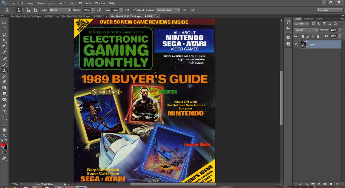 matthewhenzel's tweet photo. Electronic Gaming Monthly - Issue #0 - February 1989 (Buyer's Guide) cover scan - high resolution / cleaned (5000px) 24MB jpg.
https://t.co/cSCE2v9uzo
Much more on https://t.co/My2blmE4Wr #Predator #CastlevaniaII #ElectronicGamingMonthly #VGOScan https://t.co/qei13DY8TY