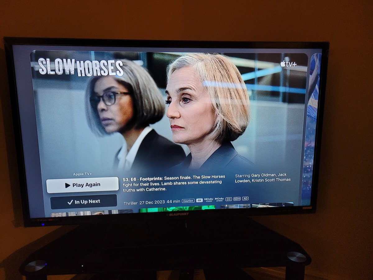 laughinglasses's tweet photo. Finished binge-watching the fantastic #SlowHorses s3. Any suggestions as to what to watch next?
#AppleTV #tuesdayvibe #awesome #tv #streaming https://t.co/sbehbK2E3y