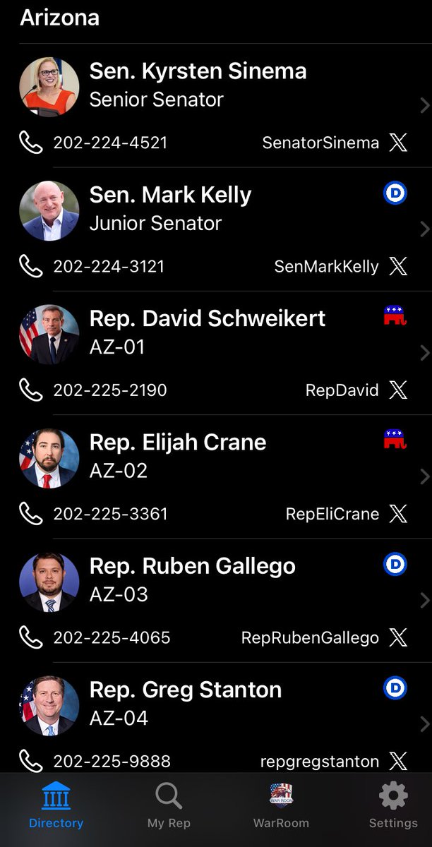 DogRealtorAZ's tweet photo. ‼️ Just downloaded #BillBlaster app @gc22gc and can’t wait to start calling the AZ Reps!!! 

Don’t worry @KariLakeWarRoom 
I’ll make a few calls to @RepRubenGallego too just for fun 🇺🇸 https://t.co/GelCuGyP5n
