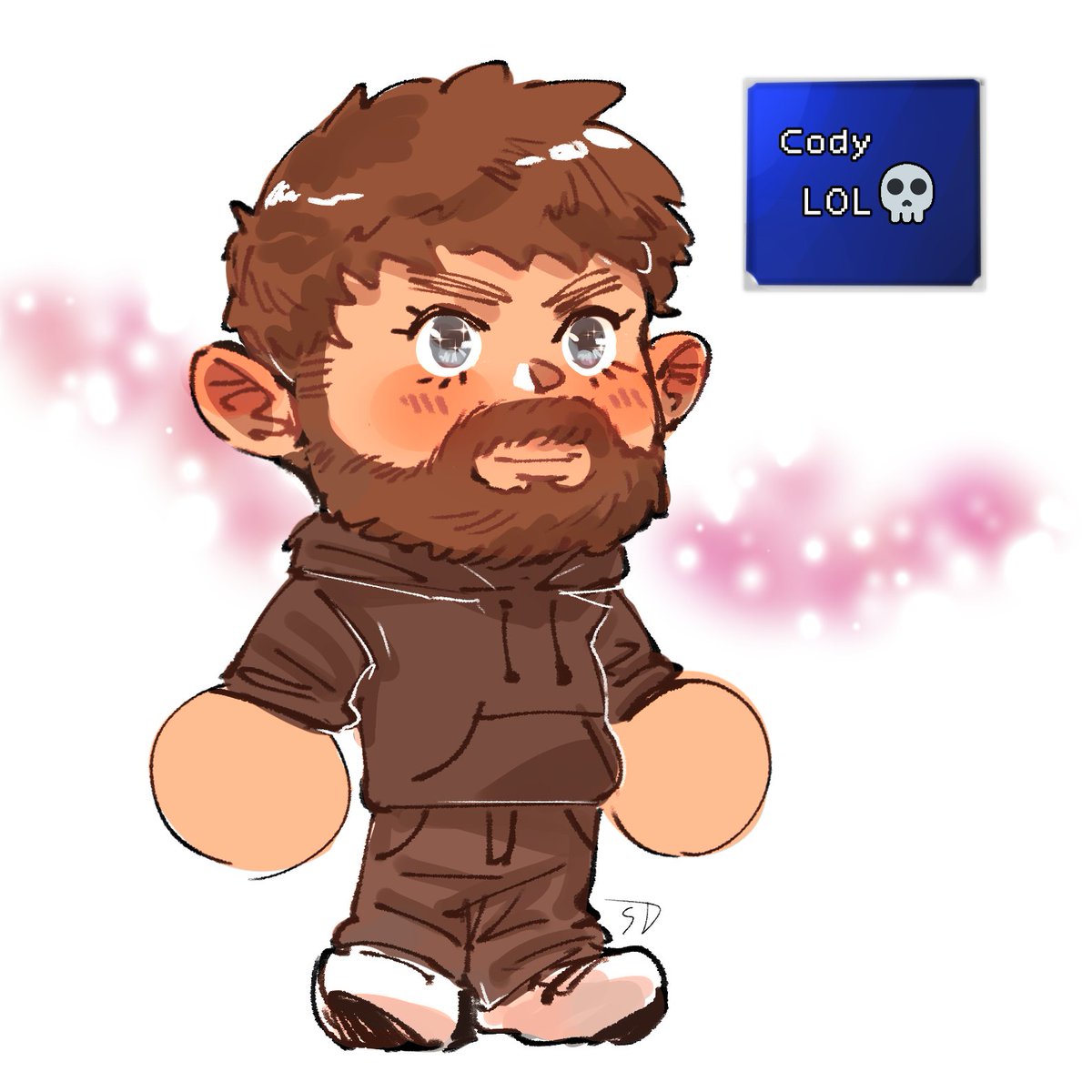 「Just Cody Christian's chibi, who prints 」|strawderryst | COMMS OPEN | available slots 1/5のイラスト