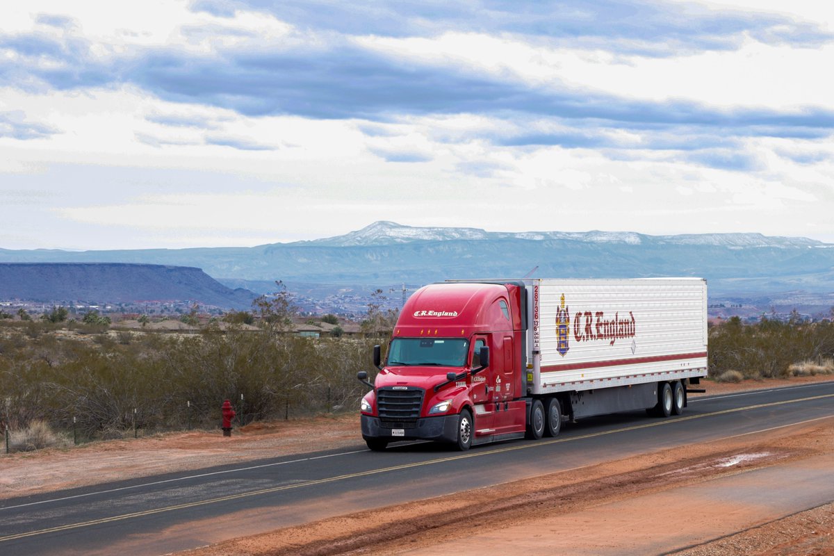 CREngland's tweet photo. ⚠️New Blog Alert!⚠️

In the world of trucking and transportation, shipping freight is either expedited, or it's not. 

At C.R. England, we have the solutions to get your freight from point A to point B Safe &amp; On-Time, Every Time. 

Learn more: https://t.co/eHcUHUmAvC

#CREngland https://t.co/zM8F6IlVos