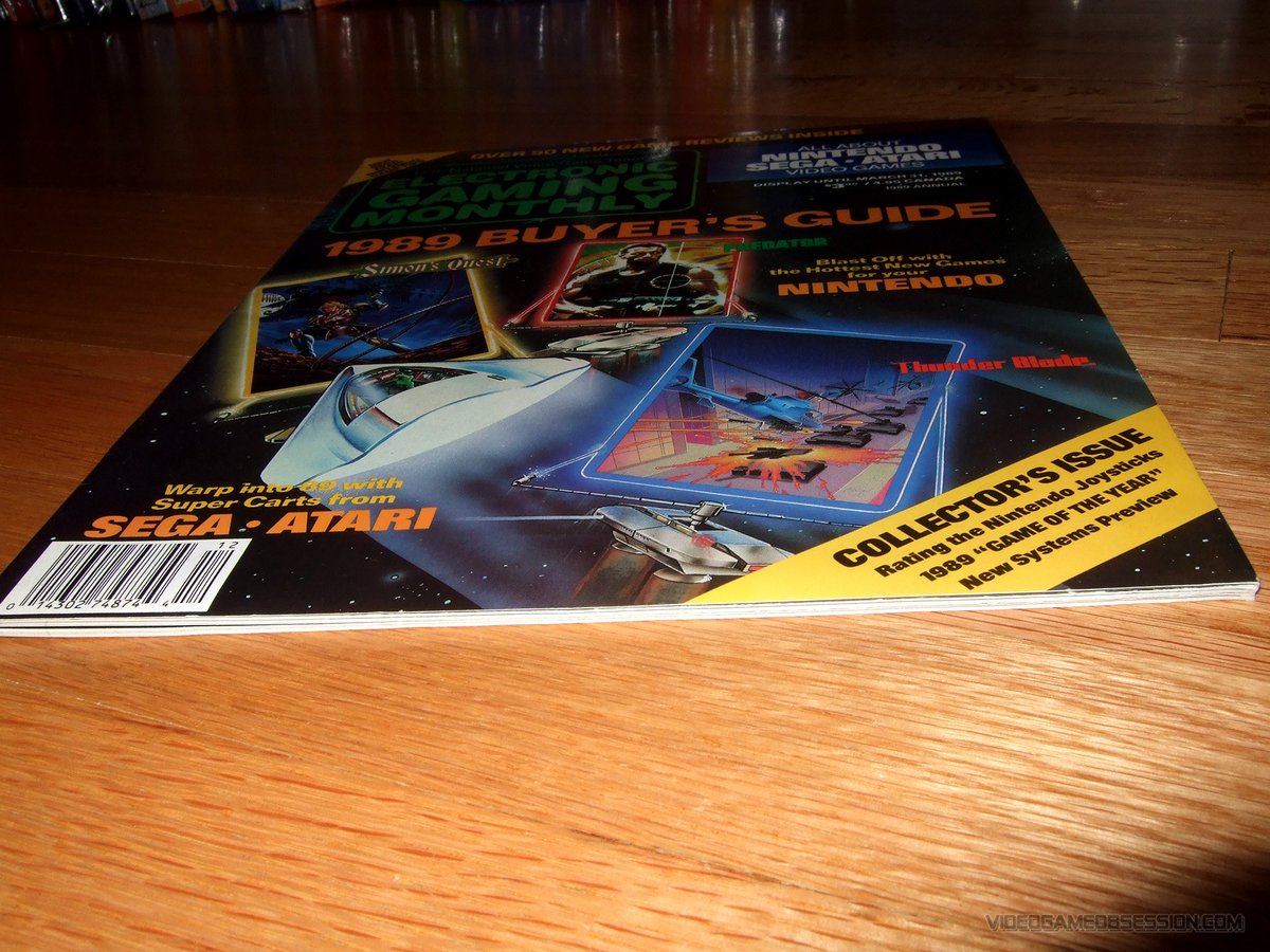 matthewhenzel's tweet photo. Electronic Gaming Monthly - Issue #0 - February 1989 (Buyer's Guide) cover scan - high resolution / cleaned (5000px) 24MB jpg.
https://t.co/cSCE2v9uzo
Much more on https://t.co/My2blmE4Wr #Predator #CastlevaniaII #ElectronicGamingMonthly #VGOScan https://t.co/qei13DY8TY