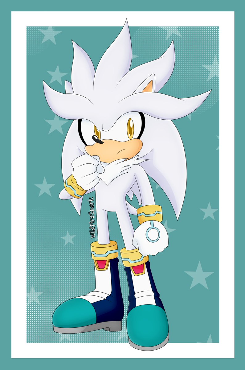 SparkRush's tweet photo. "It's no use!" 

I'm back to drawing Official Sonic characters with the goat himself, Silver The Hedgehog!

#sonic #sonicthehedgehog #SilverTheHedgehog #sonicfanart https://t.co/lQTBoR6s4W