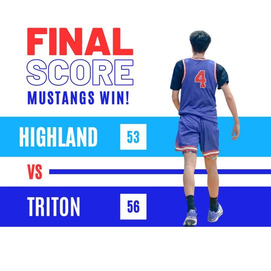 T_mustangsbball's tweet photo. The Mustangs come home with a big W against a very tough Highland. Jayon Sanders-Cash led the way with 17 points while Richie Kosma put on a shooting display from 3 to finish with 15 points. Proud of the win. Enjoy it tonight, tomorrow we get ready for Deptford. #gomustangsgo https://t.co/zM4VDfGfbD