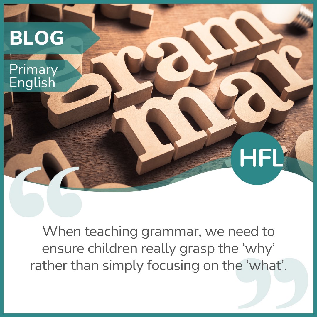 HertsEnglish's tweet photo. ⬇️New Blog!⬇️

Take a read of our new blog to explore the importance of teaching grammar in context, providing pupils with tools to select from to serve their writing! ✍️ 

Inspo here from the fantastic @damyhill! 💡

Read it here: https://t.co/MMVSp96EDa https://t.co/ckfhvrhacX