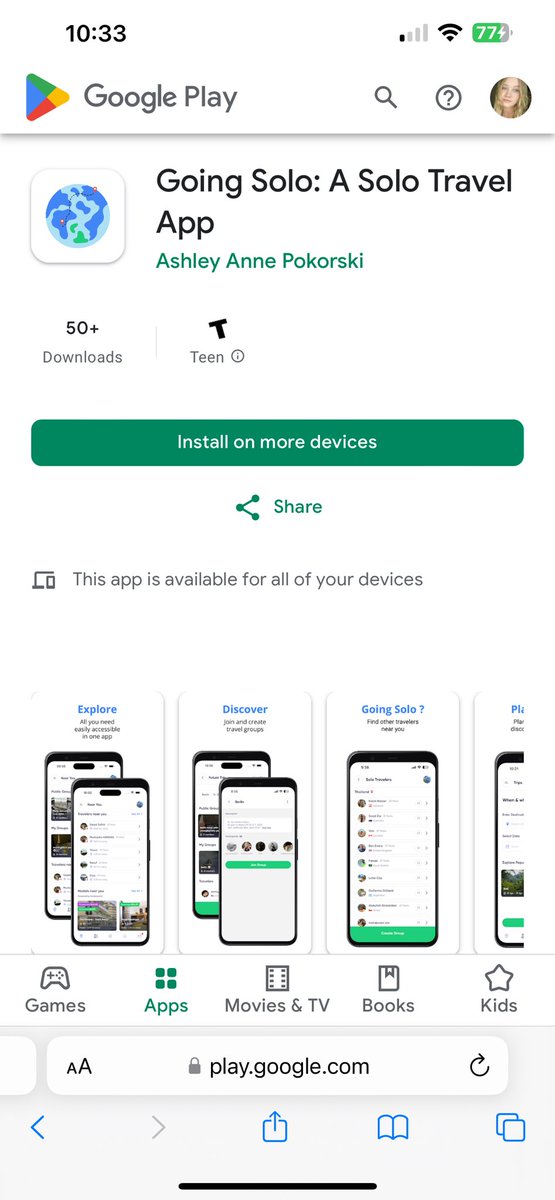 goingsoloapp's tweet photo. WE JUST RELEASED THE ANDROID VERSION OF GOING SOLO! SO EXCITED! 😆 🎊🕺🙌🏼 https://t.co/rsrAs0bbsy