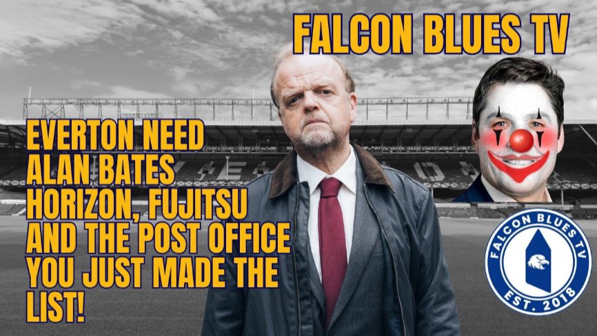 EVERTON NEED ALAN BATES! CONGRATULATIONS HORIZON, FUJITSU AND POST OFFICE YOU JUST MADE THE LIST 🙌🥳
<a href="/PaulCru1878/">Paul Cru</a> brings u upto date with blues involving Richard (DICK) Masters attending Parliament today
Click the link below 💙⬇️⬇️⬇️
youtu.be/giCC-2rm0Mo?si…