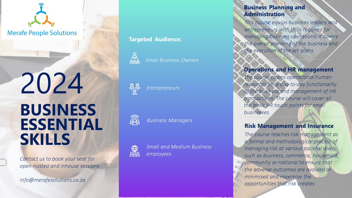 Welcome to an exciting year of growth, development, and learning! Our diverse range of training programs aims to equip you with the tools and insights necessary to navigate challenges and seize opportunities.
#BusinessGrowth  #training #BusinessStrategy #Enterpreneurship