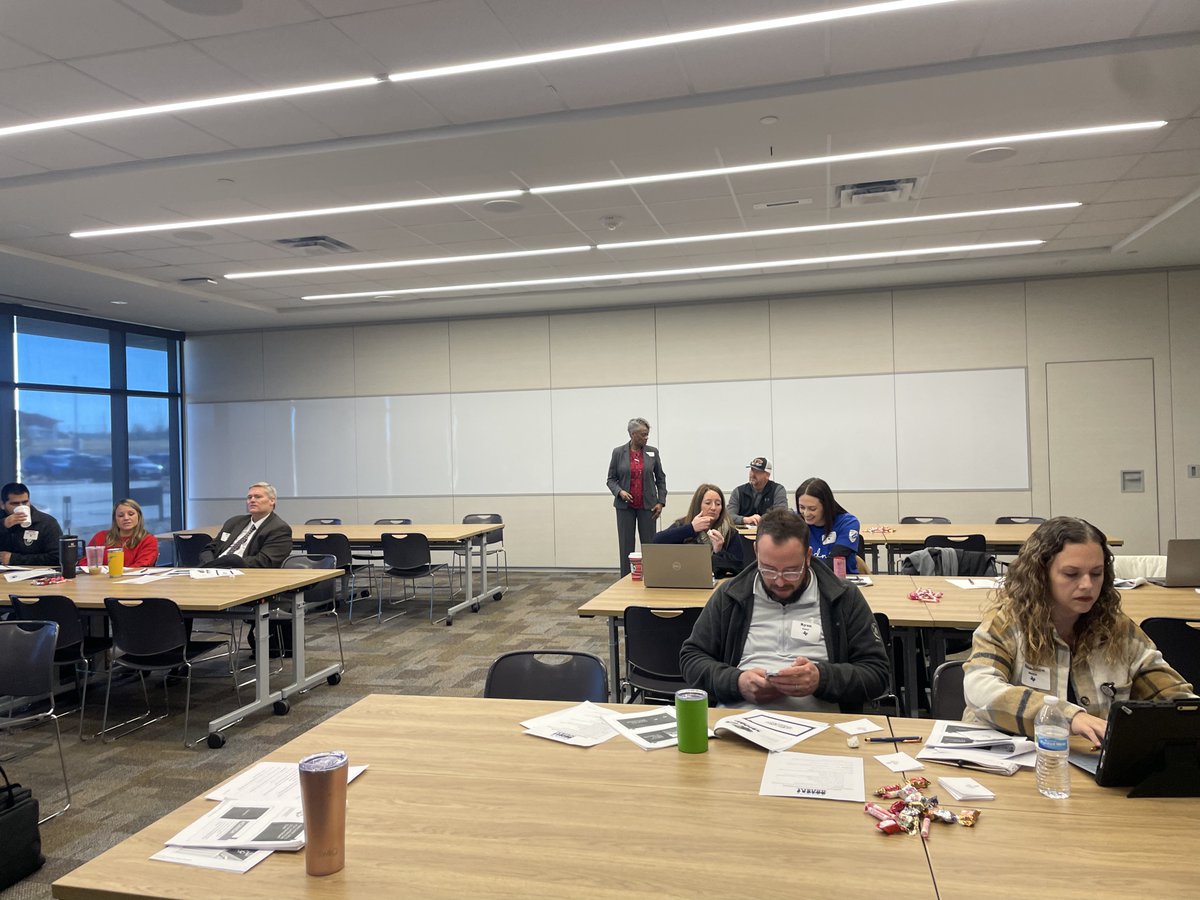 Kathy and Sharon braved the bitter cold to bring a Personnel Skills Workshop to Eagle Mountain Saginaw ISD @EMSISD