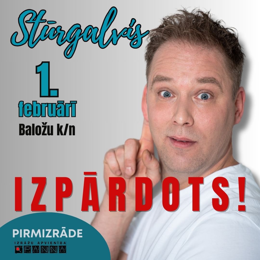 PIRMIZRĀDE IZPĀRDOTA!🎉
1. febr. pirmizrāde jaunai stand-up komēdijai ar Aināru Ančevski.
Gribat viņu satikt?😉 
Nākošās izrādes februārī:
03.02. Mārupē - IZPĀRDOTS
12.02. Kino "Splendid Palace" -  palikušas 20 biļetes
20.02. Slampē- palikušas 6 biļetes.
bilesuparadize.lv/lv/performance…