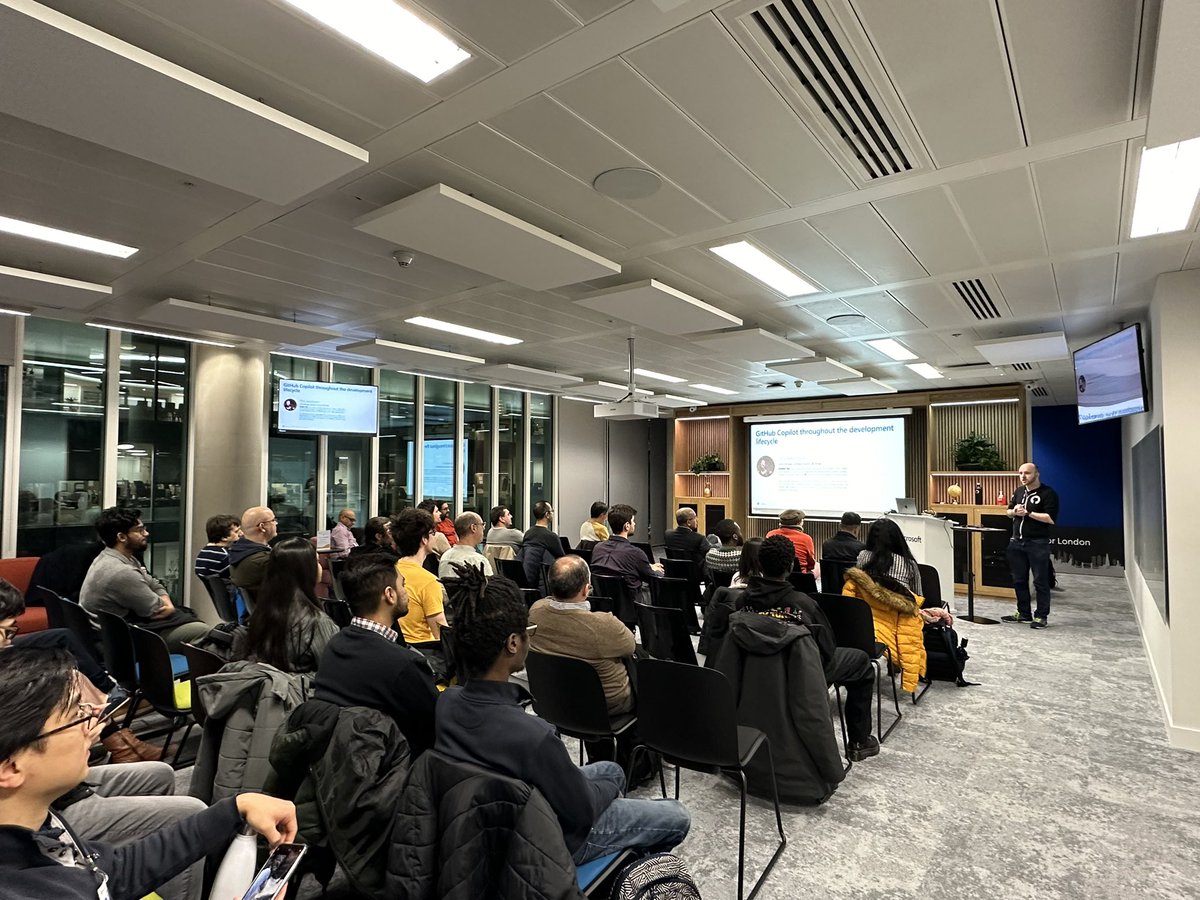 It’s showtime here at @MSFTReactor! Our first meetup of the year is based on DevOps meeting AI 🚀 @reddobowen @aravindputrevu #meetup #ai #devops #community