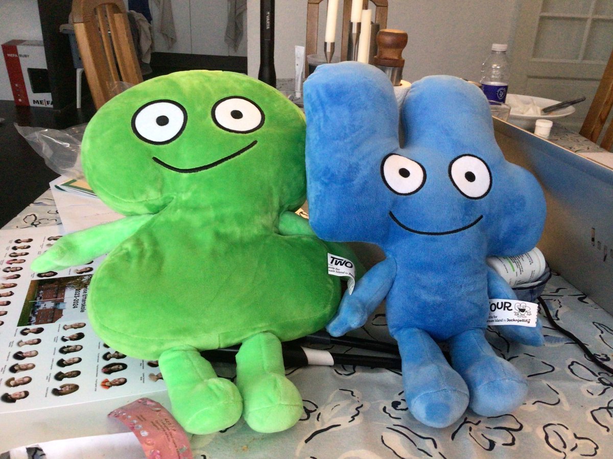 CharaDevil1's tweet photo. After months of waiting I finally got my plushies and it was so worth it:] #bfb #TwoandFour #tpot https://t.co/Jy39dTrnNZ