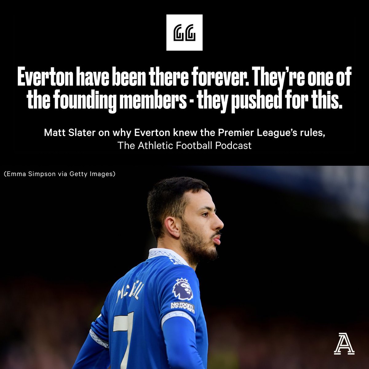 TheAthleticFC's tweet photo. ▫️ Everton and Forest's charges
▫️ Man City and Chelsea's cases
▫️ Do FFP rules work?

@David_Ornstein, @AdamCrafton_, @mjshrimper and @AyoAkinwo discuss another week of Premier League chaos...

Click to listen 🎧⬇️

🎙️ 𝗧𝗛𝗘 𝗔𝗧𝗛𝗟𝗘𝗧𝗜𝗖 𝗙𝗢𝗢𝗧𝗕𝗔𝗟𝗟 𝗣𝗢𝗗𝗖𝗔𝗦𝗧