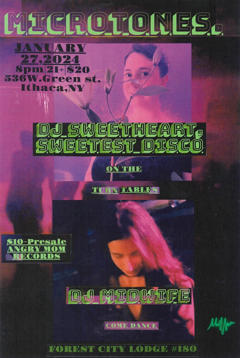 Microtones23's tweet photo. coming up January 27th wsg DJ Sweetheart and resident DJ Midwife! https://t.co/ztiFhmQsaG