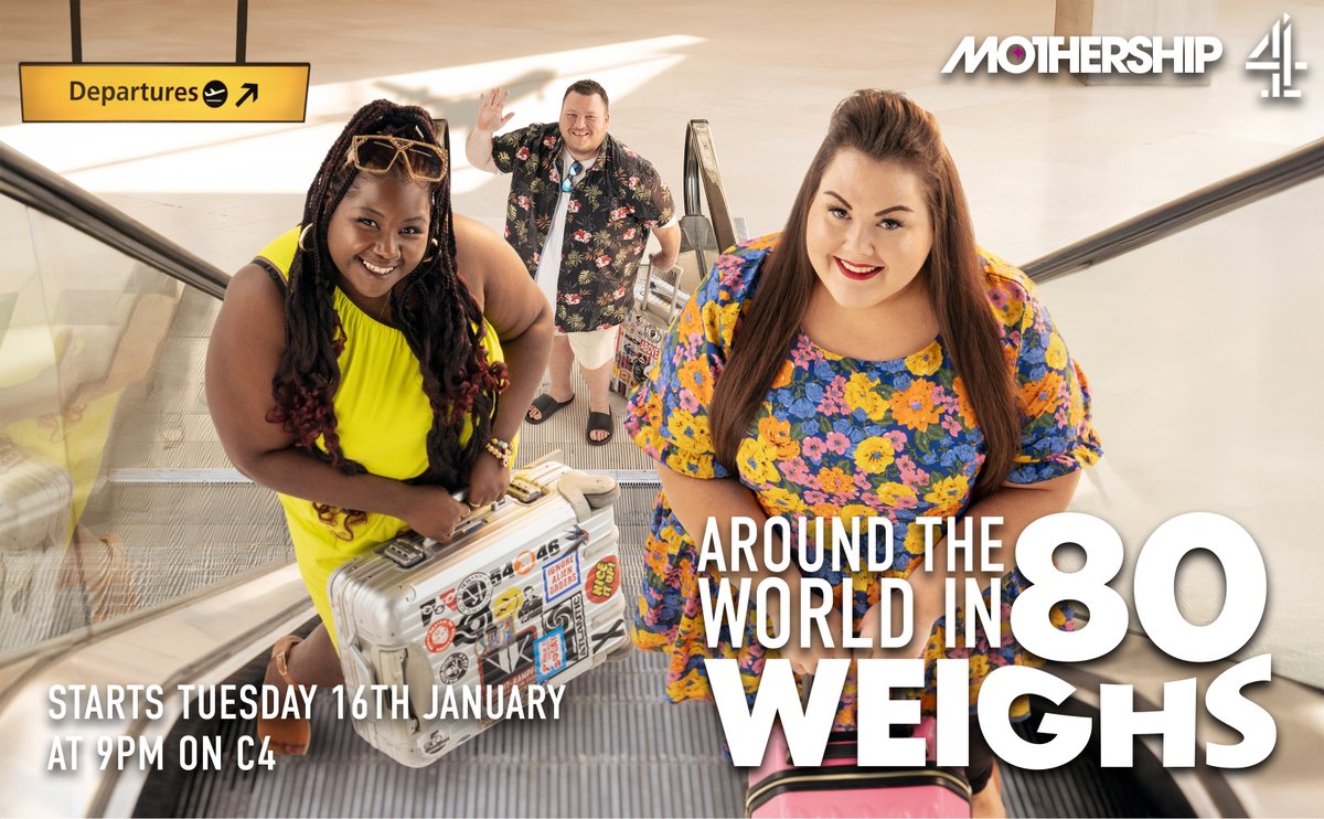 Mindzonemedia's tweet photo. Around The World In 80 Weighs tonight 9pm on @Channel4 #80Weighs.  Six Brits travel the world to better understand the relationship between food, culture and body size, and in the process striving to lose weight. Pleased to have supported this project. https://t.co/DLcTw7iqK1
