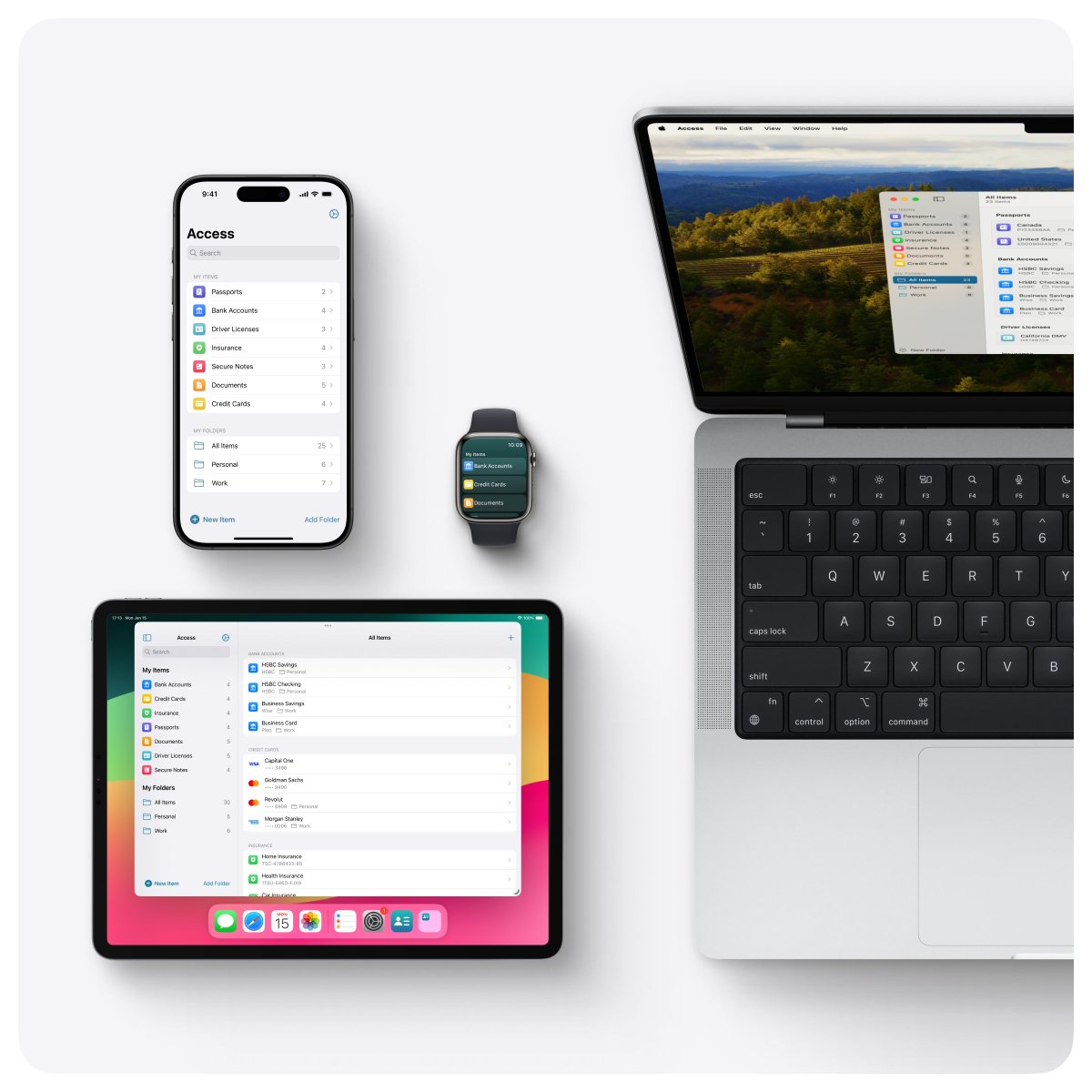 andre8aev's tweet image. I'm beyond excited to bring Access to these 5 platforms at launch
iOS
iPadOS
watchOS
macOS
visionOS
All built with #SwiftUI and #SwiftData and no third party tools or dependencies