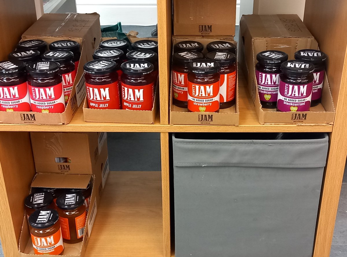 OneCanTogether's tweet photo. For those who do not know Onespace (76 High Street, Carluke) is now the local place to purchase Scot's Jam, as it is locally known. Pop in and purchase your favourite. #localjam #carlukesteak #partnerships #onecan @randwscott https://t.co/T4mGmkuQHj