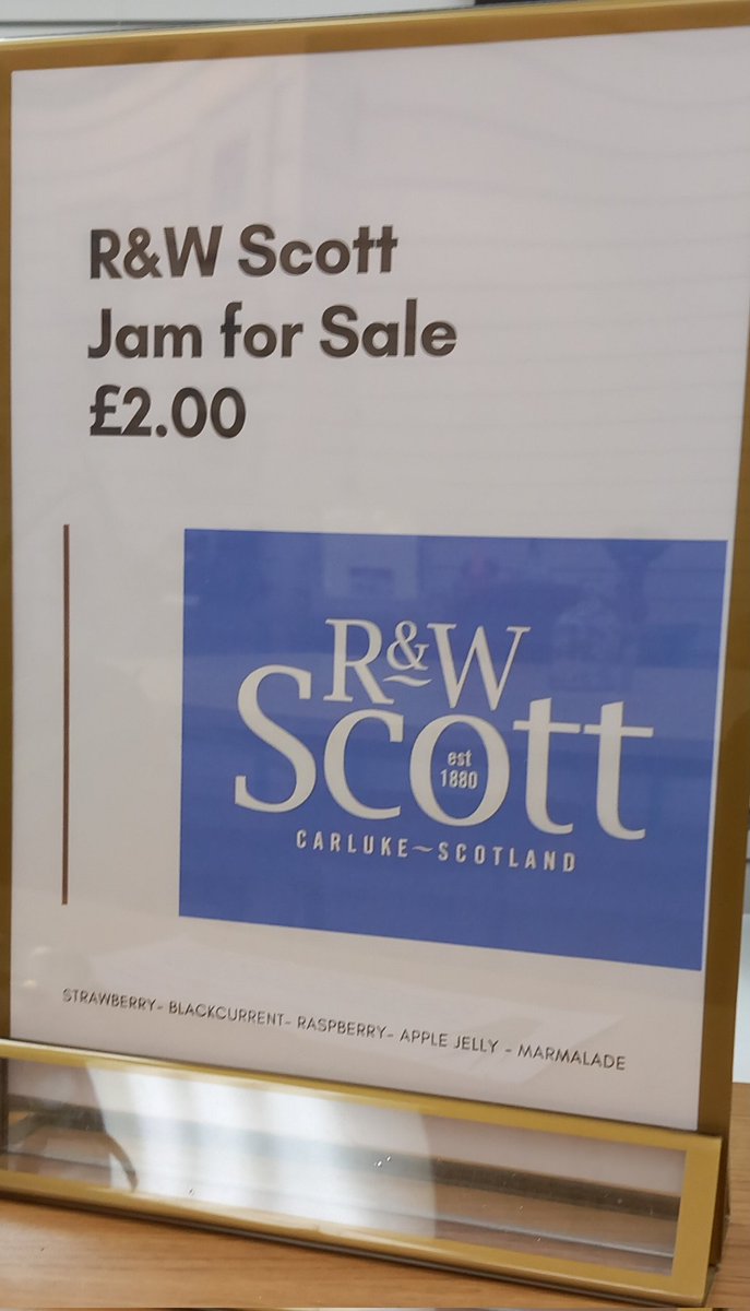 OneCanTogether's tweet photo. For those who do not know Onespace (76 High Street, Carluke) is now the local place to purchase Scot's Jam, as it is locally known. Pop in and purchase your favourite. #localjam #carlukesteak #partnerships #onecan @randwscott https://t.co/T4mGmkuQHj