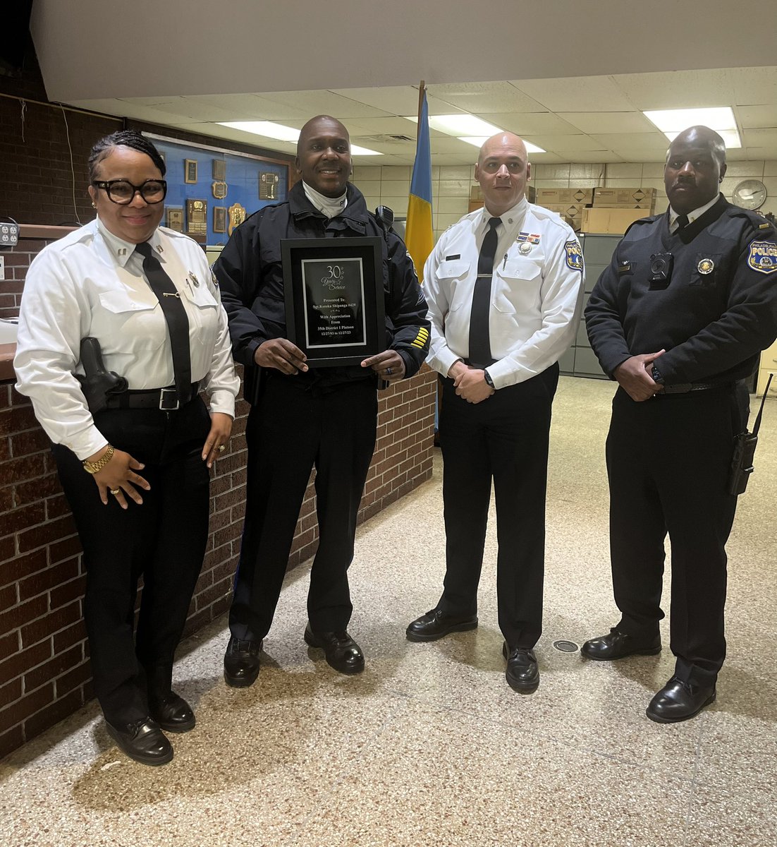 We want to send a huge thank you and congratulations to SGT Shipanaga for 30 years of dedicated service. Thank you for all you do to keep our community safe!