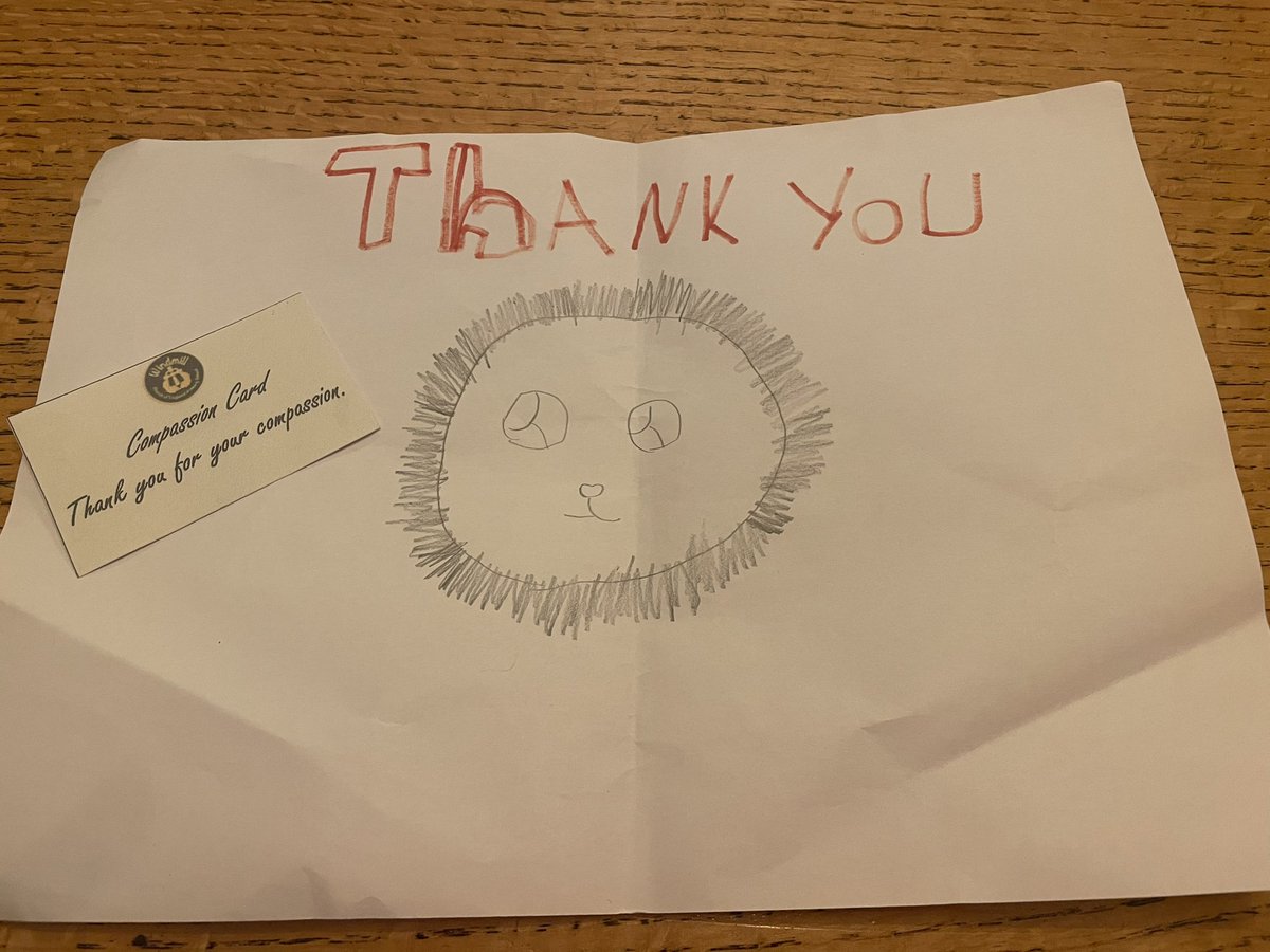 AliWoo77's tweet photo. Thank you so much to C from my Drama club for giving me this today!  It really means a lot. @Windmill_CE_Sch @Y3_Windmill_CE https://t.co/Fp8TKvNwsW