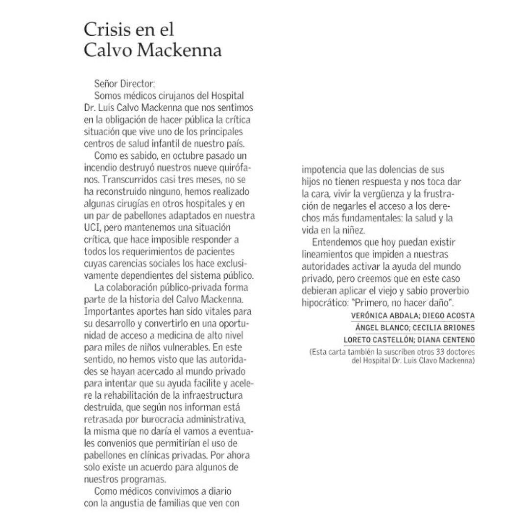 joseantoniokast's tweet photo. Para este Gobierno, la ideología está primero que los niños. Esta es la triste realidad del hospital #CalvoMackenna https://t.co/avv7NZrLfF
