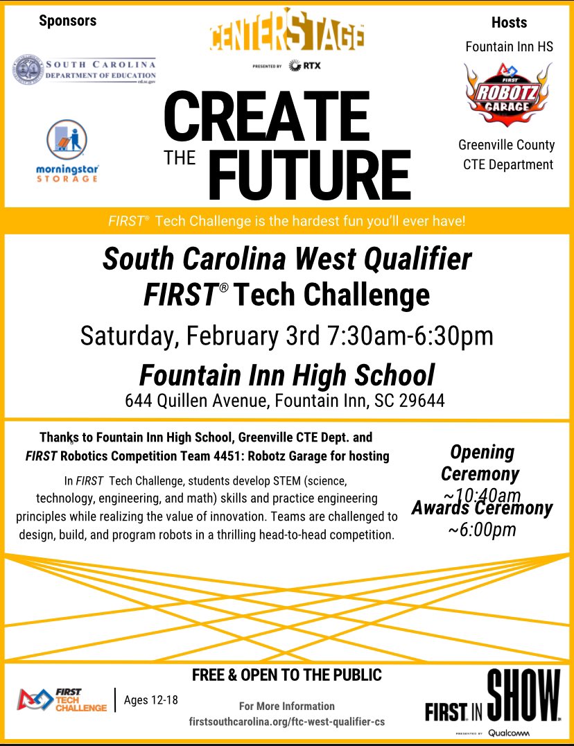 RoboticsDreher's tweet image. Here is a writeup of the unified robotics project that we have been working on this year. The team will hopefully compete again at the FIRST SC west qualifying tournament on Feb 3rd at Fountain Inn High School.  #FIRST4ALL @FIRSTweets @SCRobotics