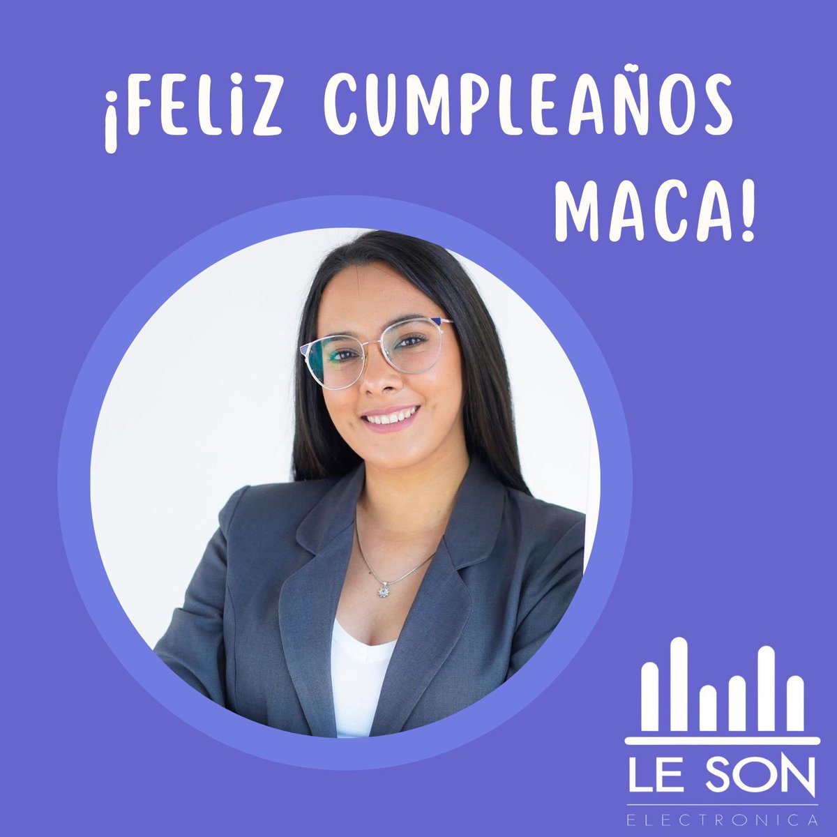 LesonPy's tweet photo. ¡Cumpleaños feliz Maca! 💘

El mayor de los éxitos para tu vida, que tengas un día maravilloso @andi_ramirez 🎉 https://t.co/HZzMDrZTU0