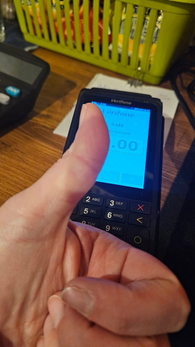 🚨CARD READER UPDATE🚨 It's working again! Another reader was delivered this afternoon. After an interesting hour on the phone, this newest handset is now fully functional and working perfectly. Phew! Seen you soon Cheers 🍻