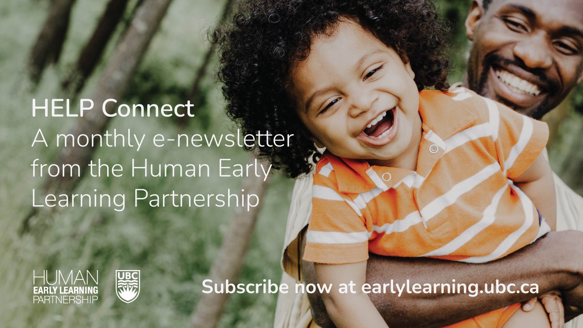HELP_UBC's tweet photo. 👋 👋 Check out the latest news from HELP! This month's issue of #HELPConnect features a new faculty and affiliates announcement, a report on the state of affordable child care access in Canada plus a reminder to join us at this year's #EYC and more ➤ https://t.co/edmQfTPnNe https://t.co/Dpqg3s1VSZ