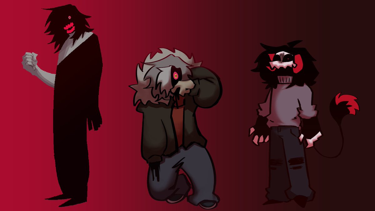 AWESOMECOOLMOD's tweet photo. And these are our main villains... with more to be revealed
Verophim, Animus and Astaroth!!
Astaroth design by: @averie_0
Art by: @C4LYNX_
#fnfmod #fnfmodoc @News_Funkin @FNFNewsAnnounc1 https://t.co/3muKisfu7y