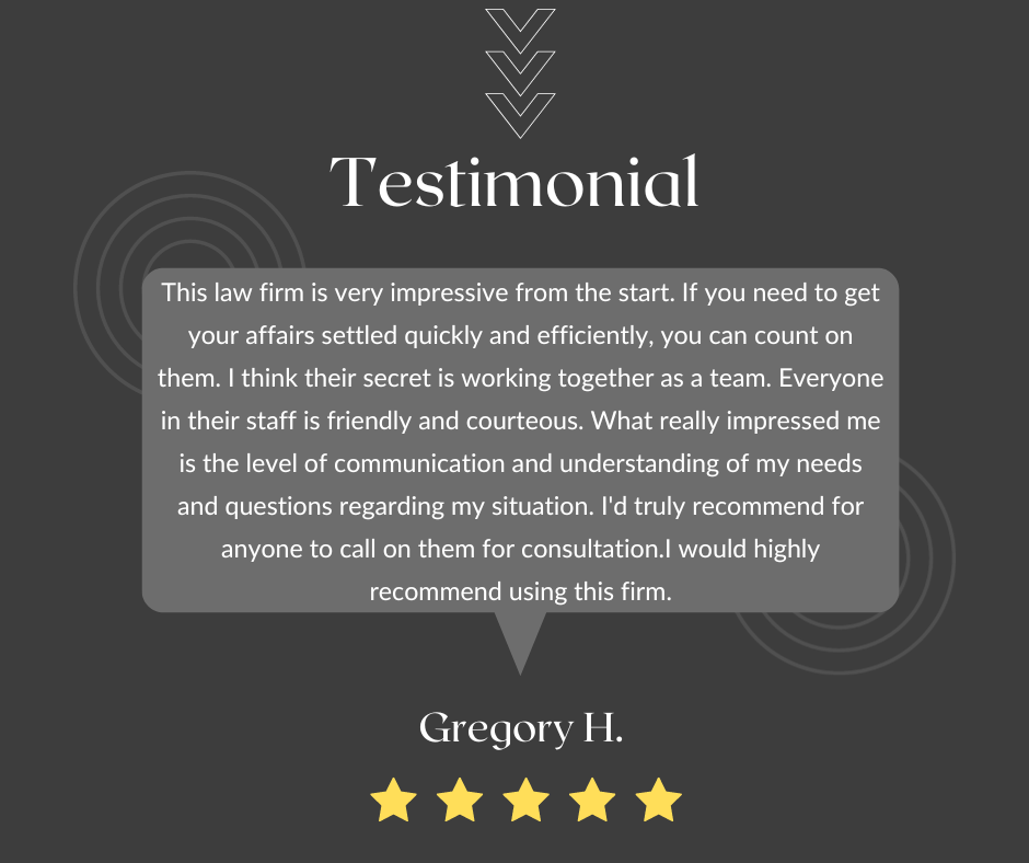 Thank you for the great review Gregory! We enjoyed the opportunity to work with you.

#testimonytuesday #testimonial #atcauselaw #floridalawoffice