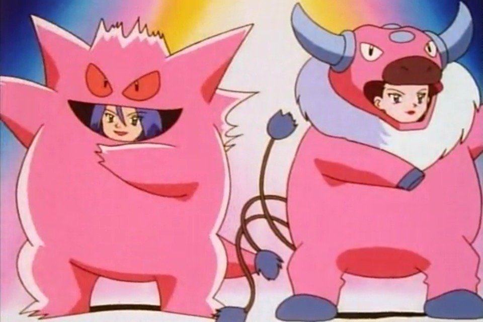PokemonGems's tweet photo. the best team rocket costumes https://t.co/RdEHaF3DED